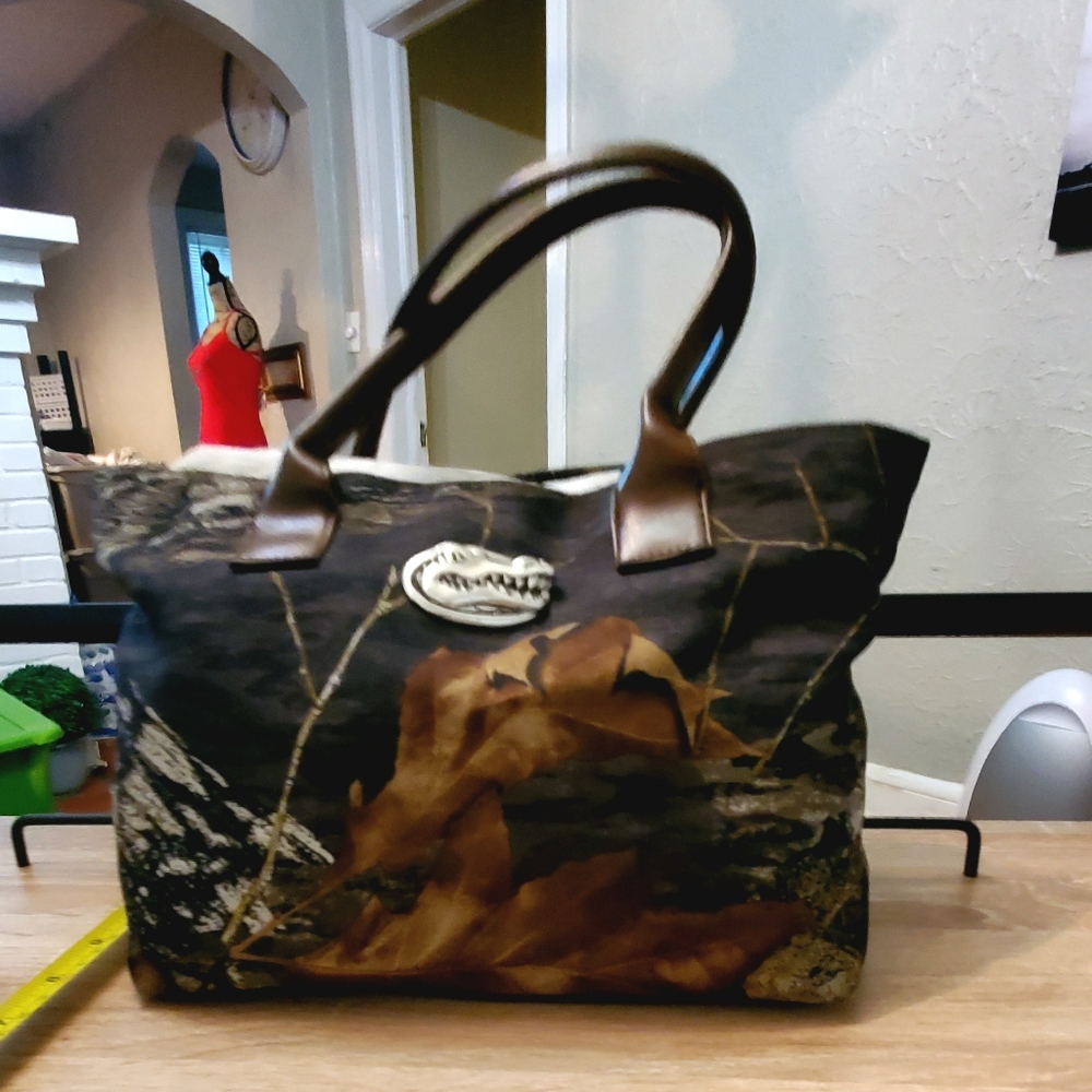 Camo Gators purse